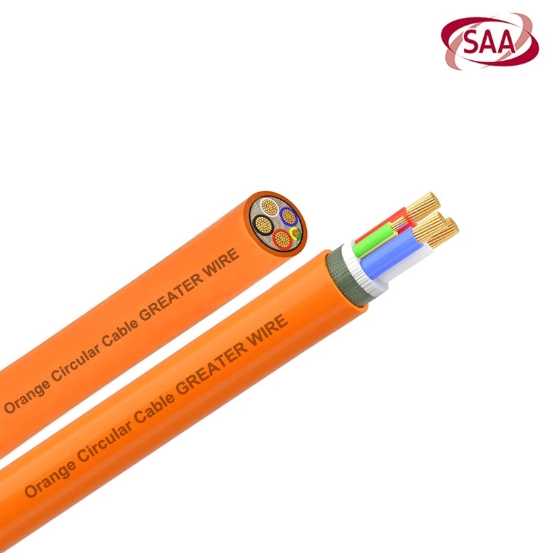 25mm orange circular