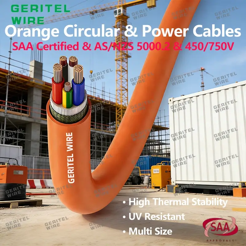 Are 450/750V Orange Cables Suitable for Light Industrial Applications?