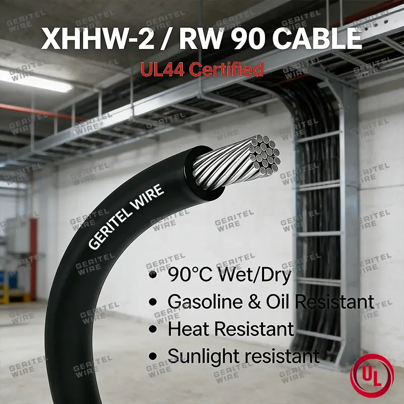 XHHW electric cable high temp 90C