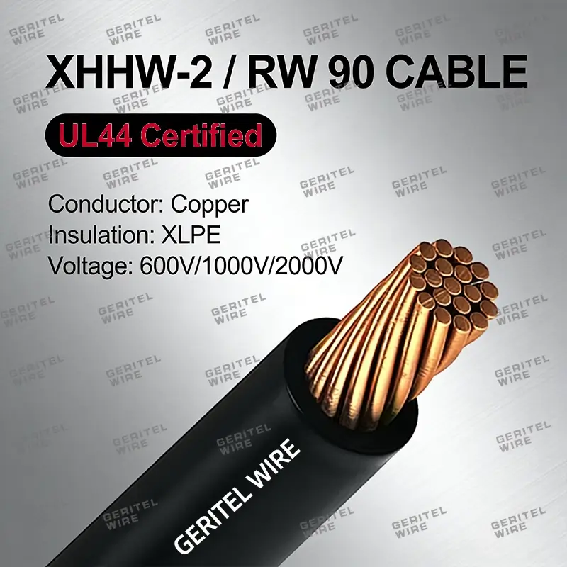 XHHW-2 power distribution cable wire