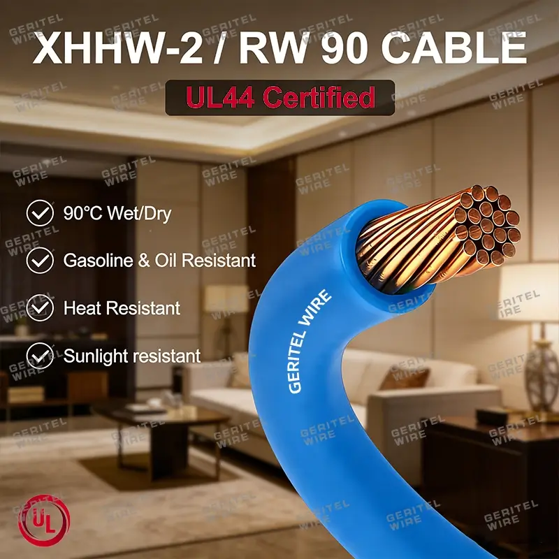 XHHW electric cable for power system
