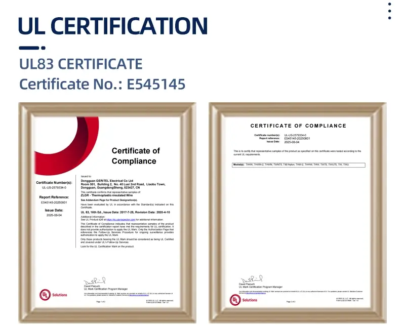 THHN copper conductor PVC nylon