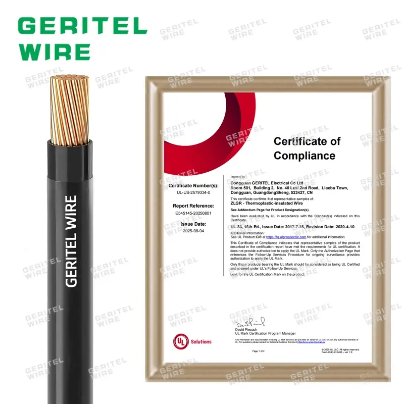 THHN cable for construction wiring