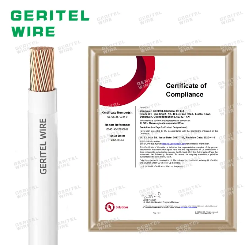 THHN wire dry location rated 90C