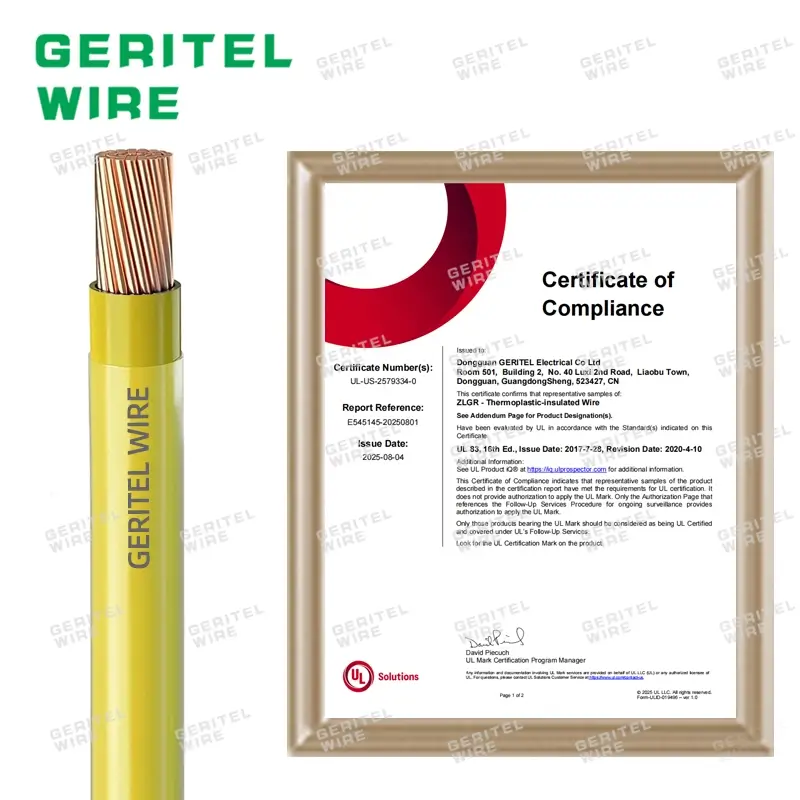 THHN wire for conduit installation