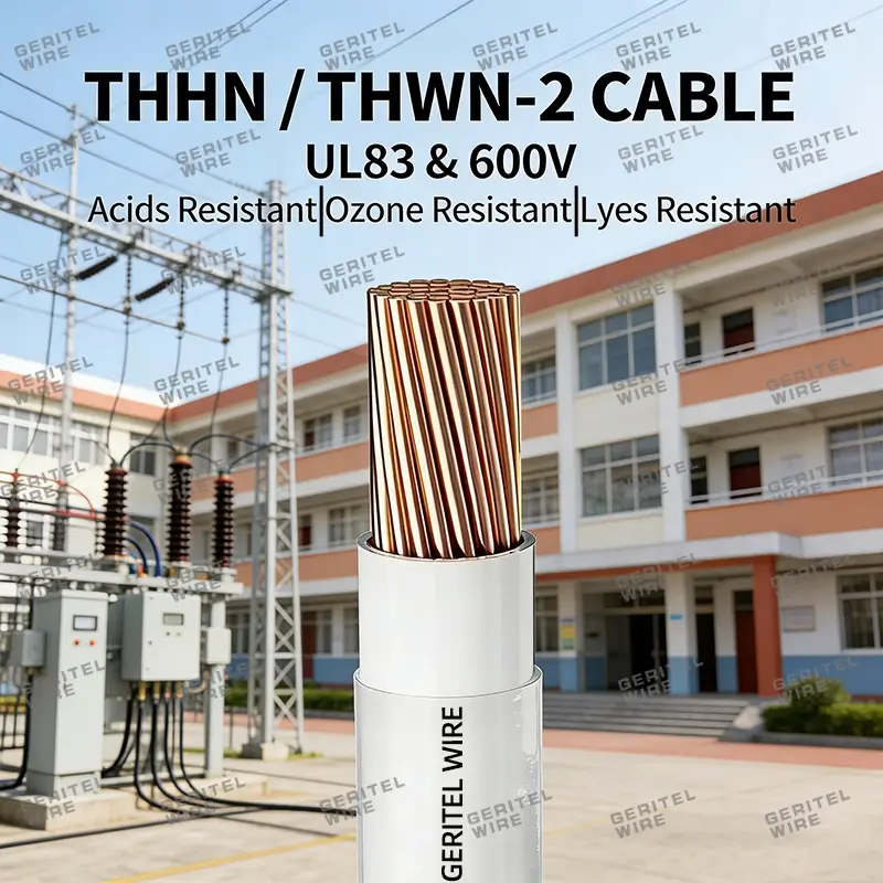 THHN copper conductor PVC nylon