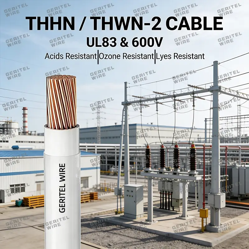 THWN-2 copper cable PVC insulation