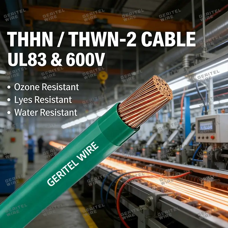 THWN-2 copper cable PVC insulation