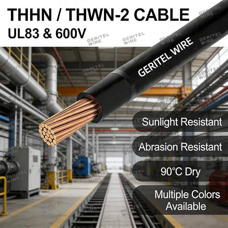 THWN-2 copper cable PVC insulation