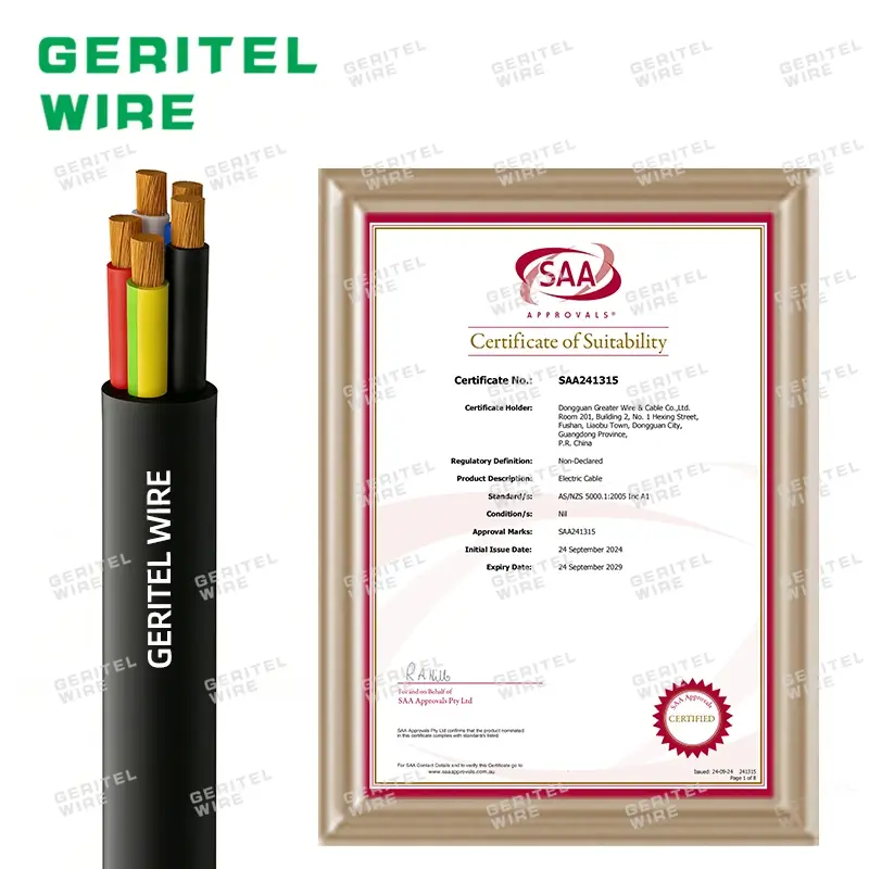 saa cable 3 core 70mm2