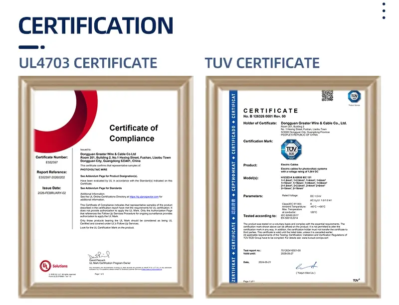 1x25mm2 -40°C to 125°C PV wire