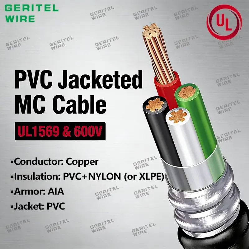 PVC Jacketed MC Cable for Export to the U.S.: Standards and Product Terms to Know
