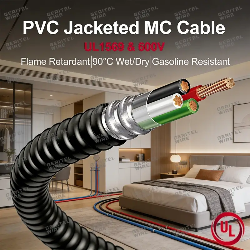 Jacketed MC Cable for Electrical Projects Requiring Extra Environmental Protection