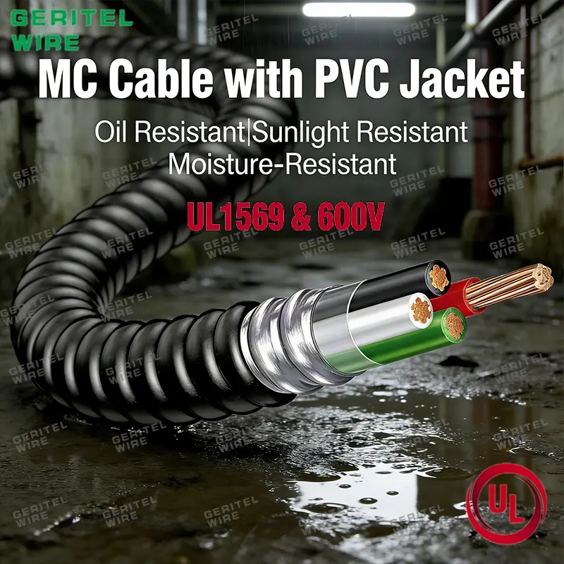 PVC Jacketed MC Cable with Aluminum Interlocked Armor: Benefits and Use Cases