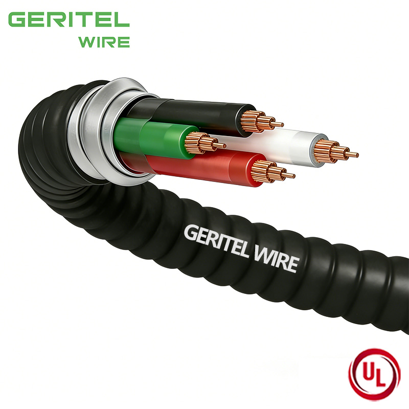 600V PVC jacketed MC cable