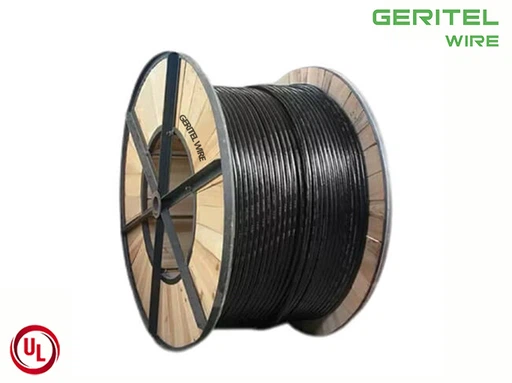 PVC jacketed MC cable with ground Large Wooden Reel Packaging
