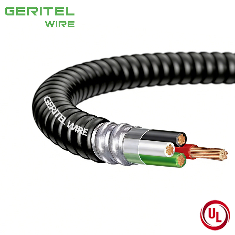 2 AWG PVC jacketed MC cable direct burial
