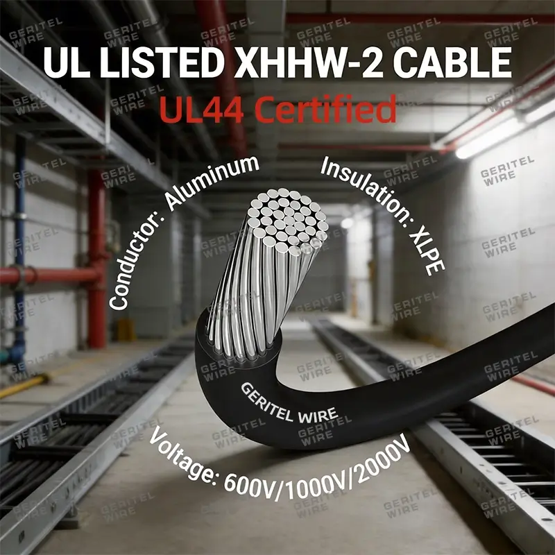AA8000 Aluminum XHHW-2 Wire for Industrial Buildings