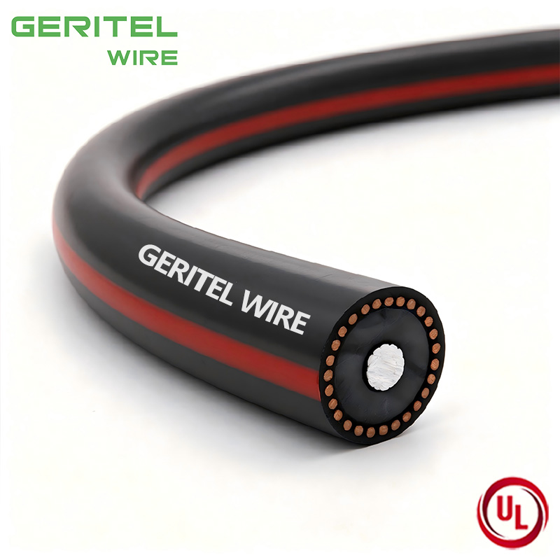 primary UD cable with cross linked red stripes