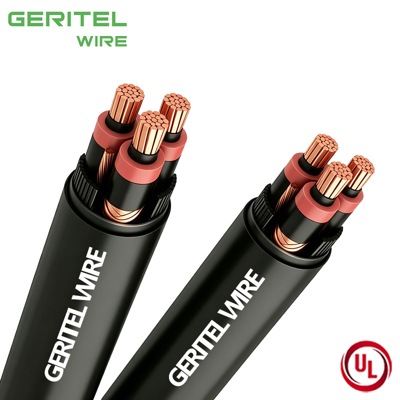 UL 1072 three-core copper Type MV-105 cable