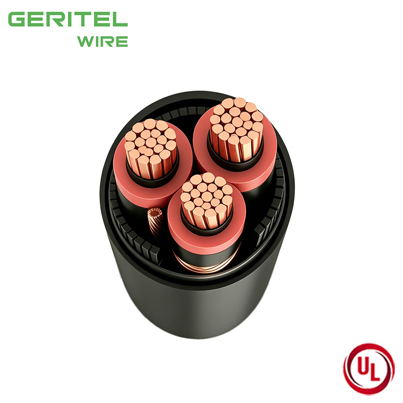 3 core copper MV cable