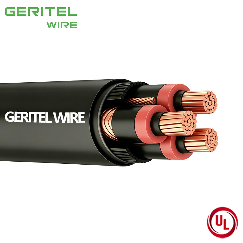 three conductor MV-105 cable with ground wire